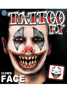 Clown Face Tattoo