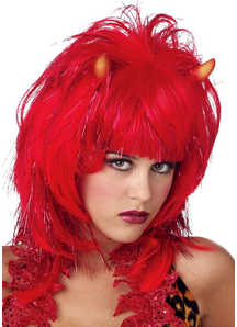 Demonica Devil Red Wig For Halloween