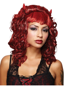 Devilina Red Peruke For Halloween