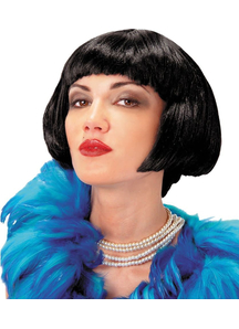 Flapper Black Wig For Women - 17630