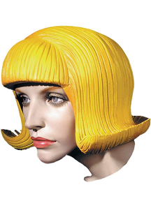 Flip Rubber Wig Yellow