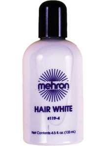 Hair White 4 1/2 Oz Mehron