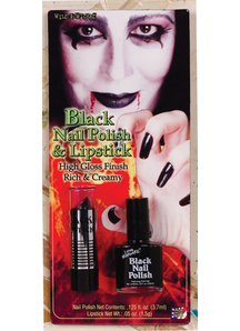 Lipstick Nail Polish Black