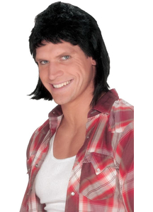 Mullet Black Wig