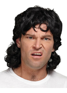 Mullet Wig Black For Men