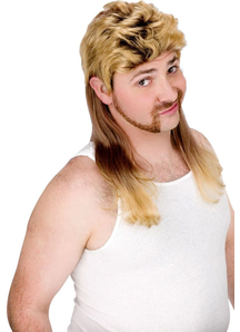 Mullet Wig Super Brown