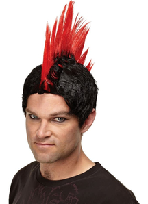 Red Wig For Punk Rocker