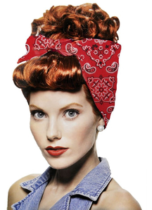 Rivetor Red Wig For Women