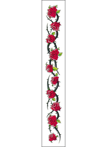 Tattoo Roses Armband
