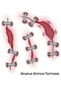Tattoo Staple Stitch Fx
