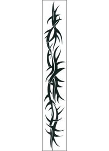 Tattoo Tribl Thorns Armband