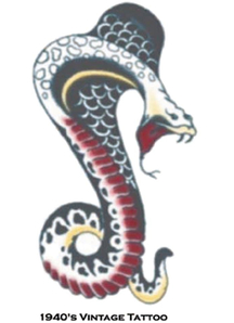 Tattoo Vintage Cobra 1940