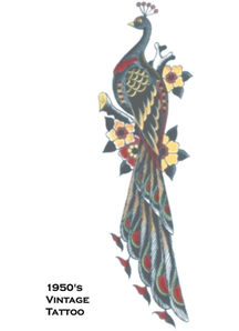 Tattoo Vintage Peacock