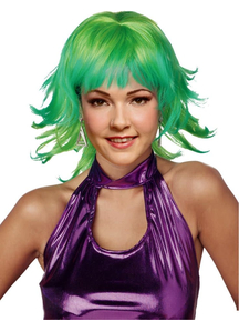 Trippy Shag Lemon Lime Wig For Women