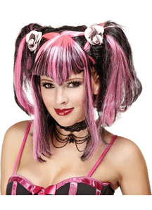 Wig For Bad Fairy Black Pink