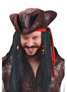 Wig For Carribean Pirate 30 In