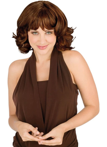 Buxom Beauty Brown Wig For Women