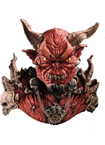 El Diablo Mask & Shoulders For Halloween