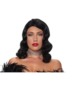 Femme Fatale Black Peruke