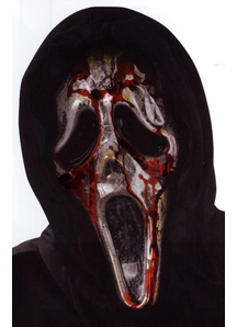 Ghost Face Bleeding Zombie Mask For Halloween