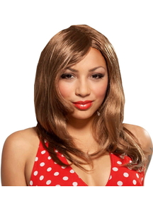 Glamour Gal Brown Peruke