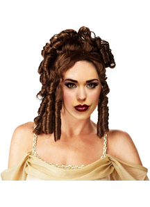 Goddess Brown Peruke For Adults