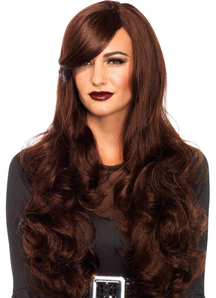 Long Wavy Brown Wig