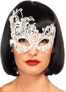Mask Fantasy Venetian Wht For Women
