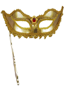 Masquerade Ven Mask Stick Gold