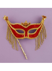Masquerade Ven Mask Stick Red