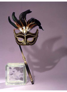Masquerade Venetian Mask Black
