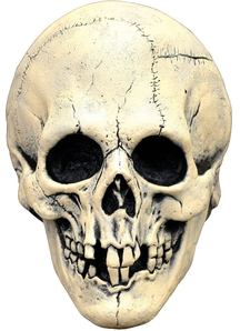 Nightowl Skull White Latx Mask For Halloween
