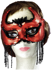 She Devil Half Mask For Halloween