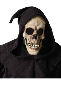 Shroud Skull Mask Open Mouth For Halloween