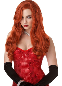 Silver Screen Sinsat Red Wig For Women