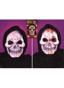 Skull Mask Dripping Bleeding For Halloween