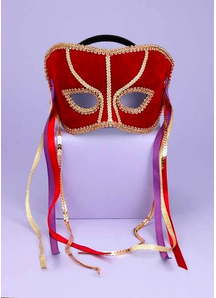 Venetian Couple Mask Gd Trim For Adults