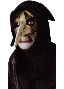 Venetian Raven Bone Mask For Halloween