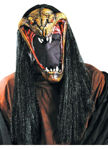 Viper Mask With Net Face For Halloween