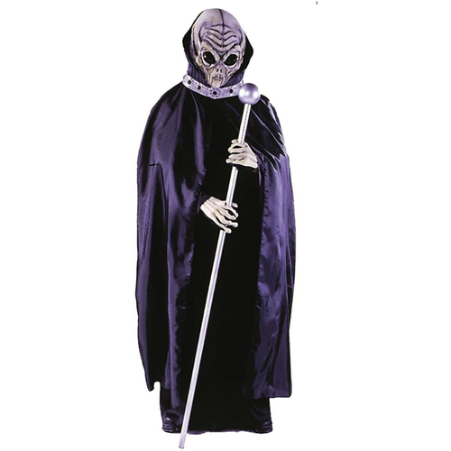 Alien Mask W Cape For Adults
