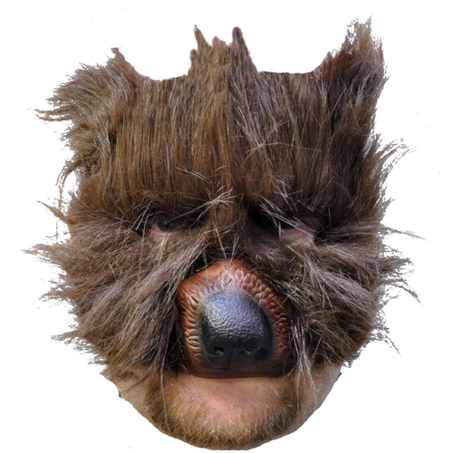 Bear Plush Mask For Adults