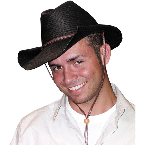 Cowboy Hat Rolled Black For All