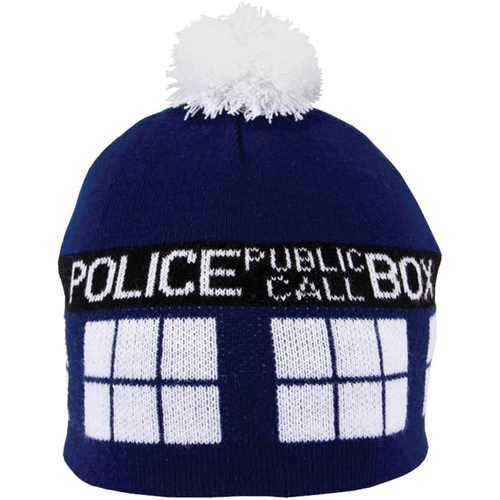 Doctor Who Tardis Pom Beanie For All