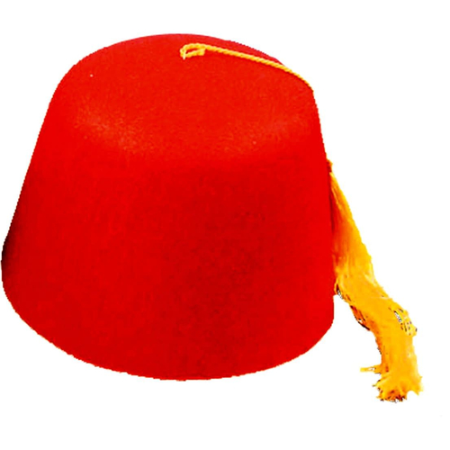 Fez Felt Red 1 Sz For All