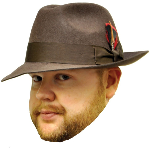 Gangster Hat Brown Small For Men
