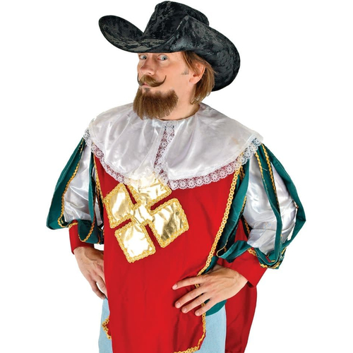 Hat Musketeer Black For Adults