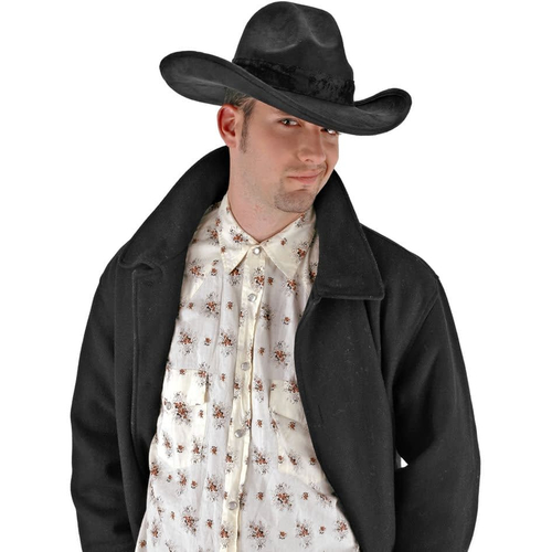 Hat The Gambler Black For Adults