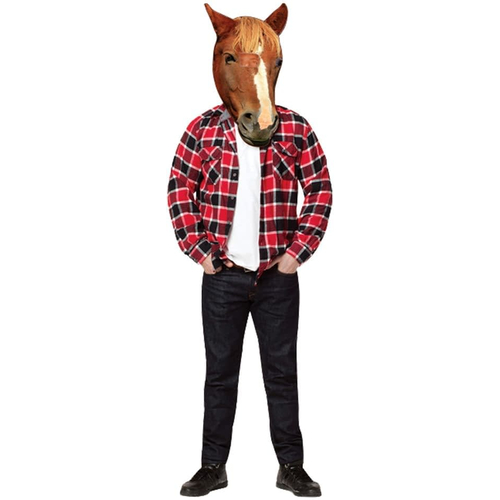 Horse Head Photo Real Mask For Adults