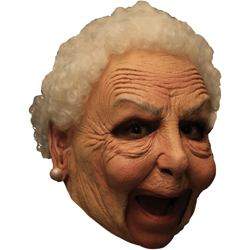 Nanny Dlx Chinless Latex Mask For Adults