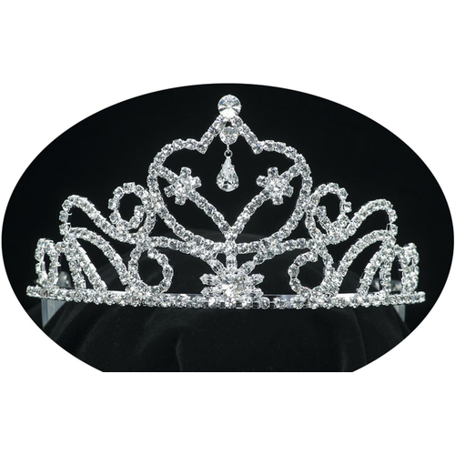 Tiara 3 In Rhinestone Silver For All